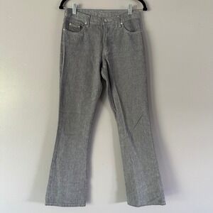 Hot‎ & The Gang Vintage Boot Cut 100% Cotton Grey Denim Jeans